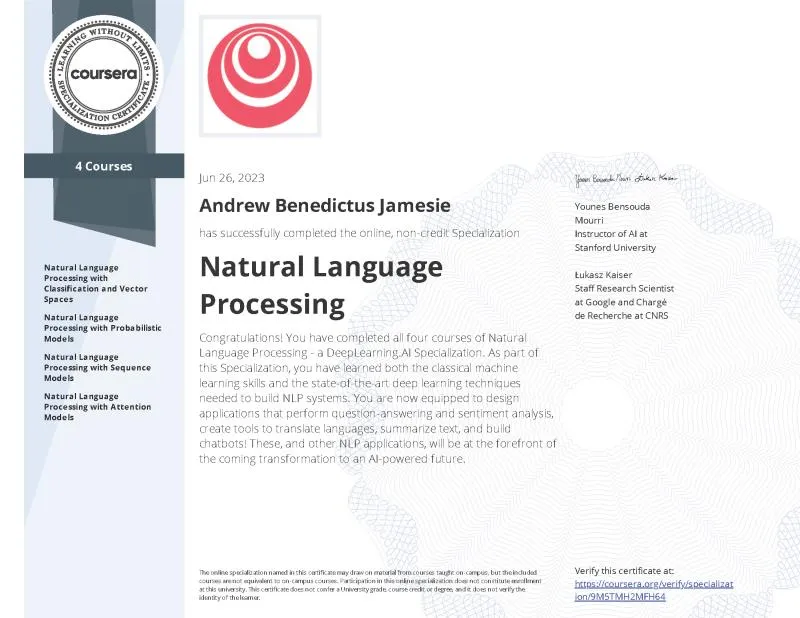 Natural Language Processing